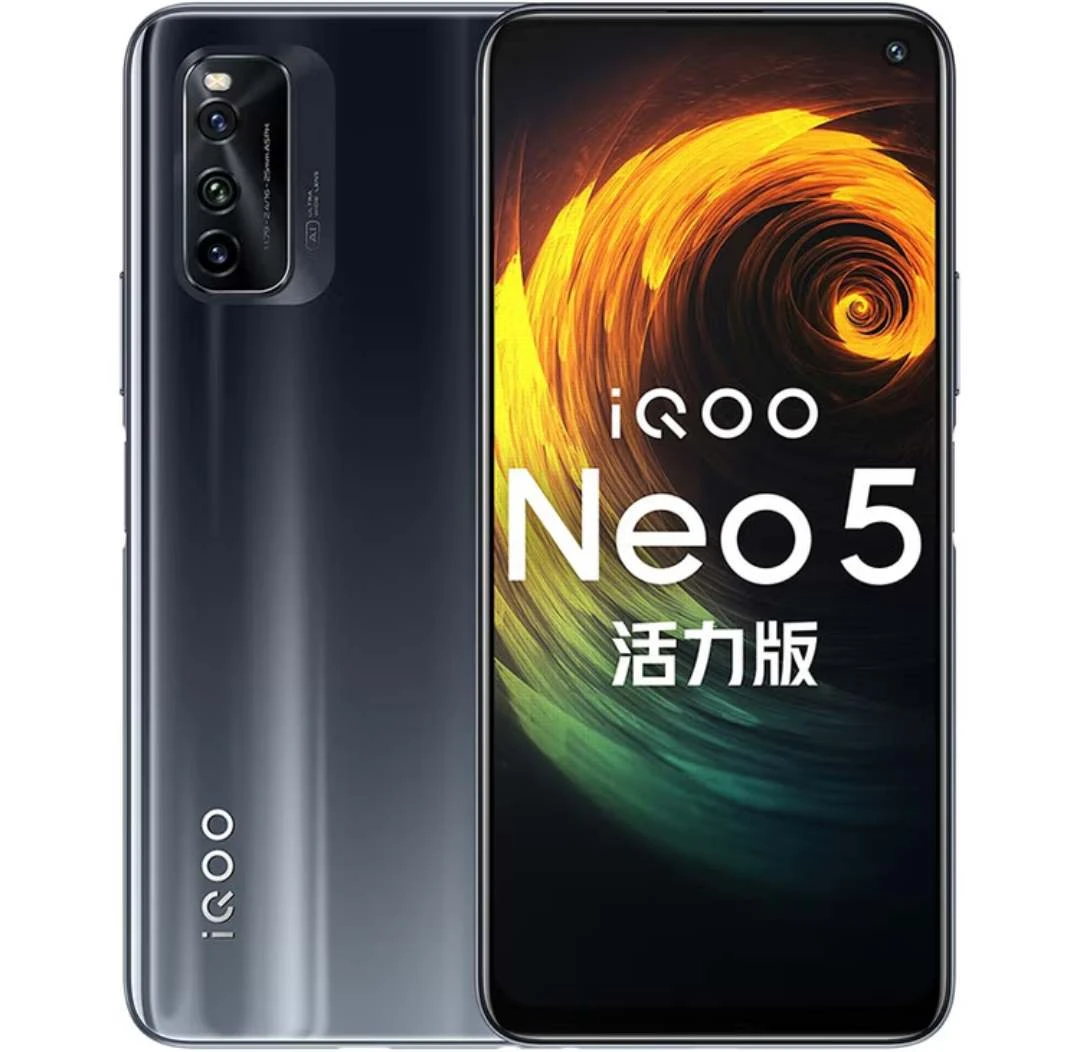 ［自营商品］iQOO Neo5 活力版 骁龙870 144Hz竞速屏 44W闪充 双模5G全网通手机 8GB+256GB 极夜黑-凌貓博客